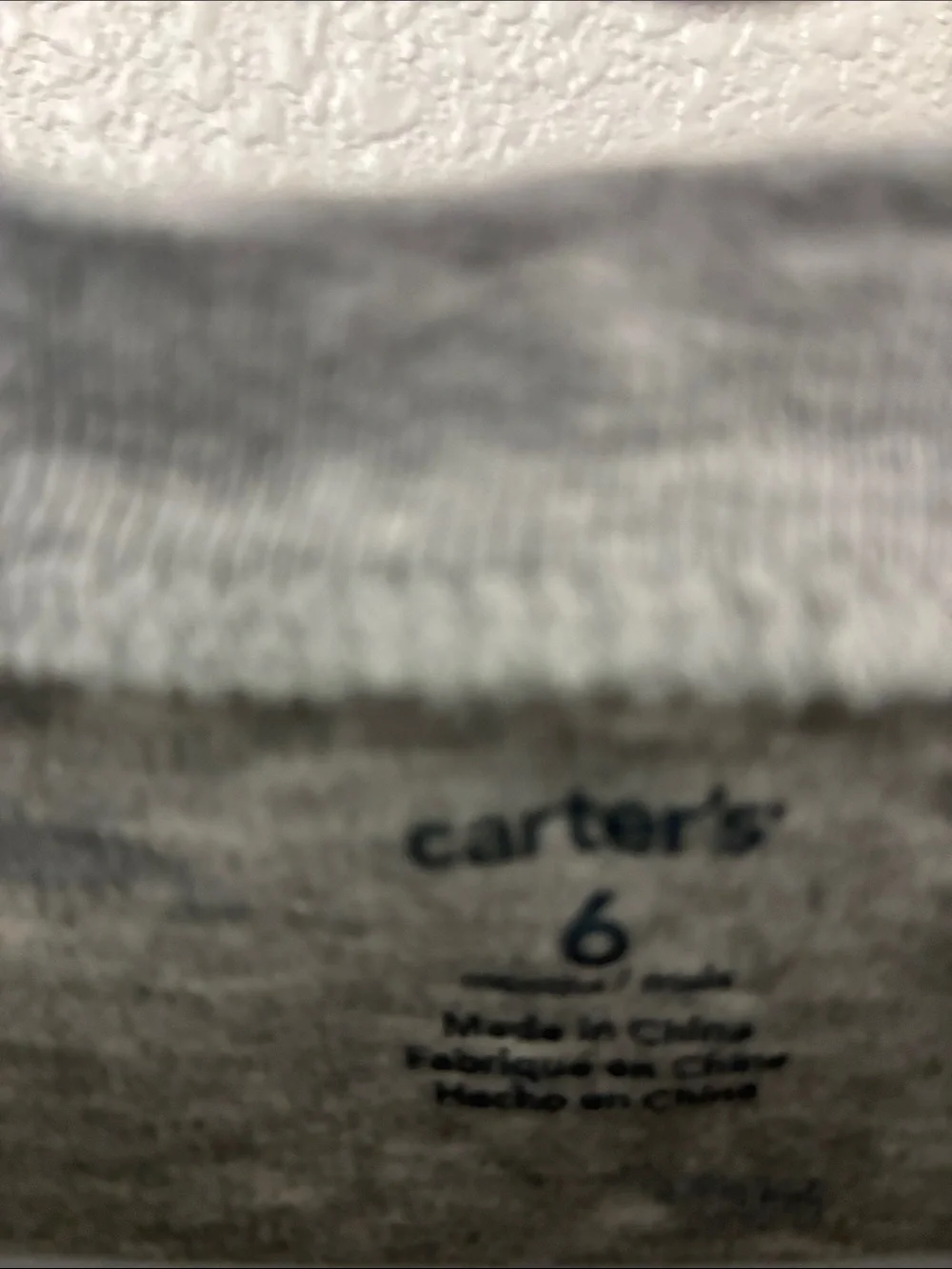 Carters light gray